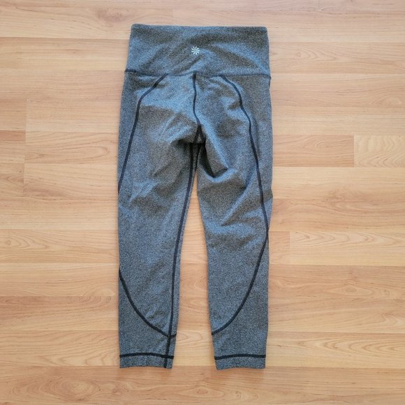 ATHLETA Carpi Cropped Leggings Women’s Size XXS Gray Color Active Stretch - Picture 2 of 5